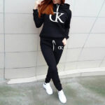 rending Womens Clothes Casual Long Sleeve Hoodies + Pants Sports 1