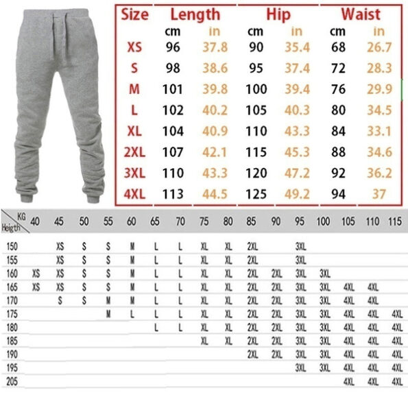 Tights Gym Outdoor Sweatpants Mens Pants Trousers Running Pants Plus 5