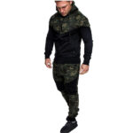 Men Sport Set Camouflage Tracksuit Male Hoodie Sport Trouser for Mens1