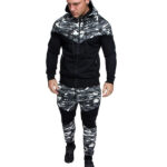 Men Sport Set Camouflage Tracksuit Male Hoodie Sport Trouser for Mens1