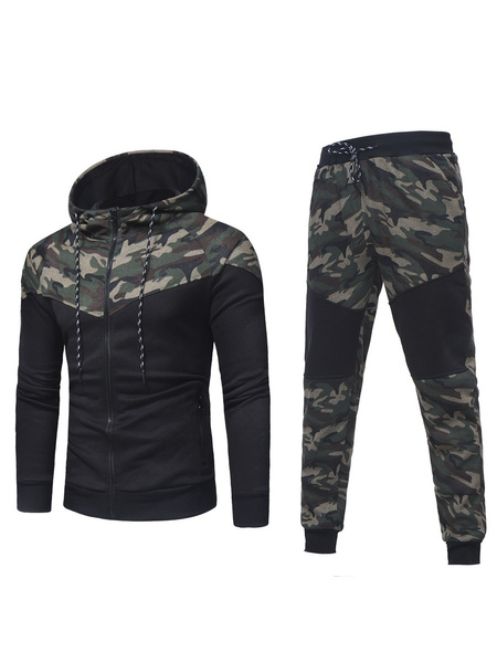 Men Sport Set Camouflage Tracksuit Male Hoodie Sport Trouser for Mens4